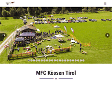 Tablet Screenshot of mfc-koessen.at
